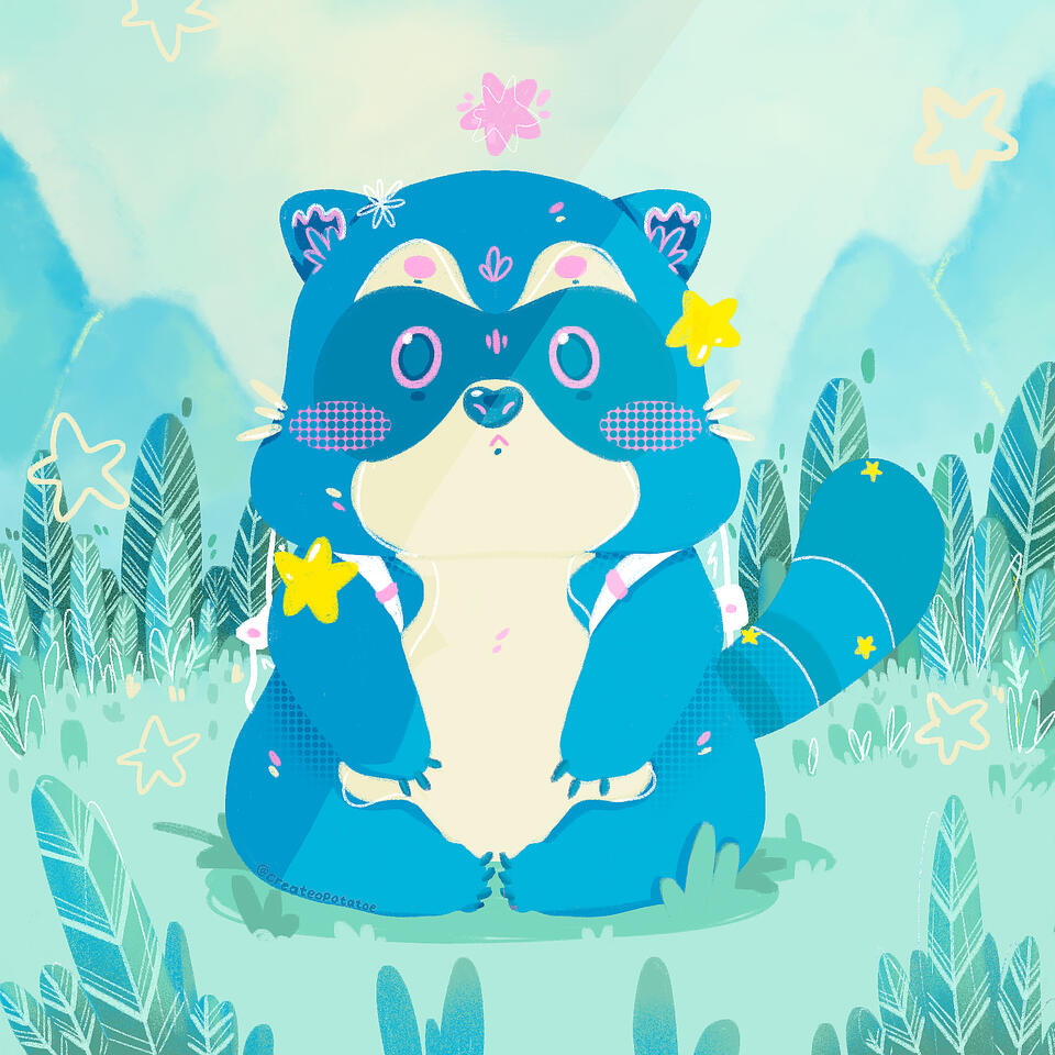 raspberry the trash panda