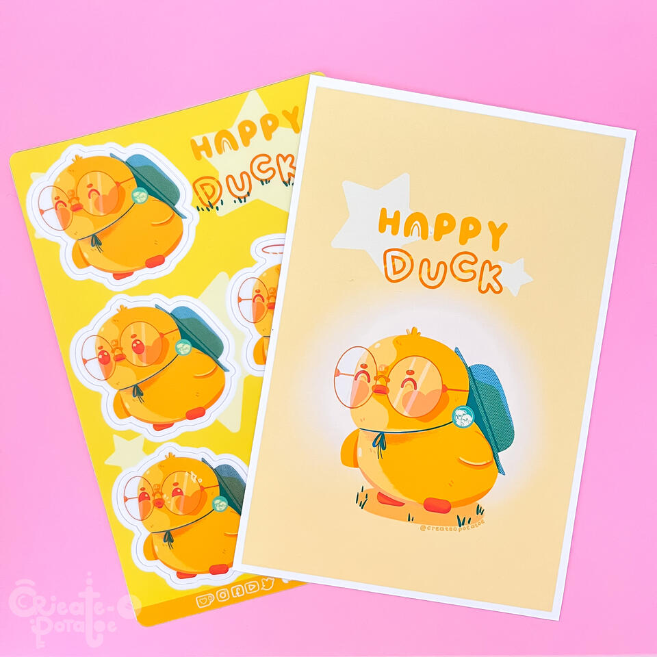 happy duck