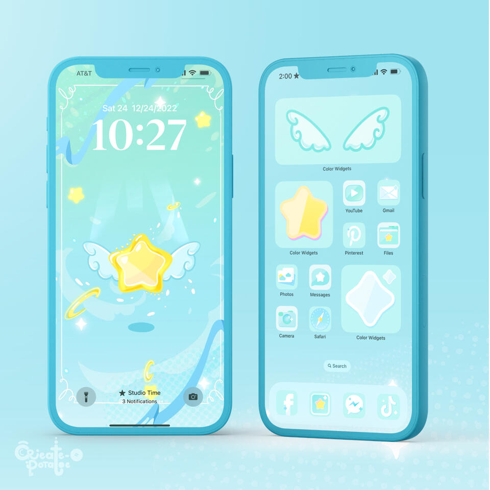 bluegreen magical star theme