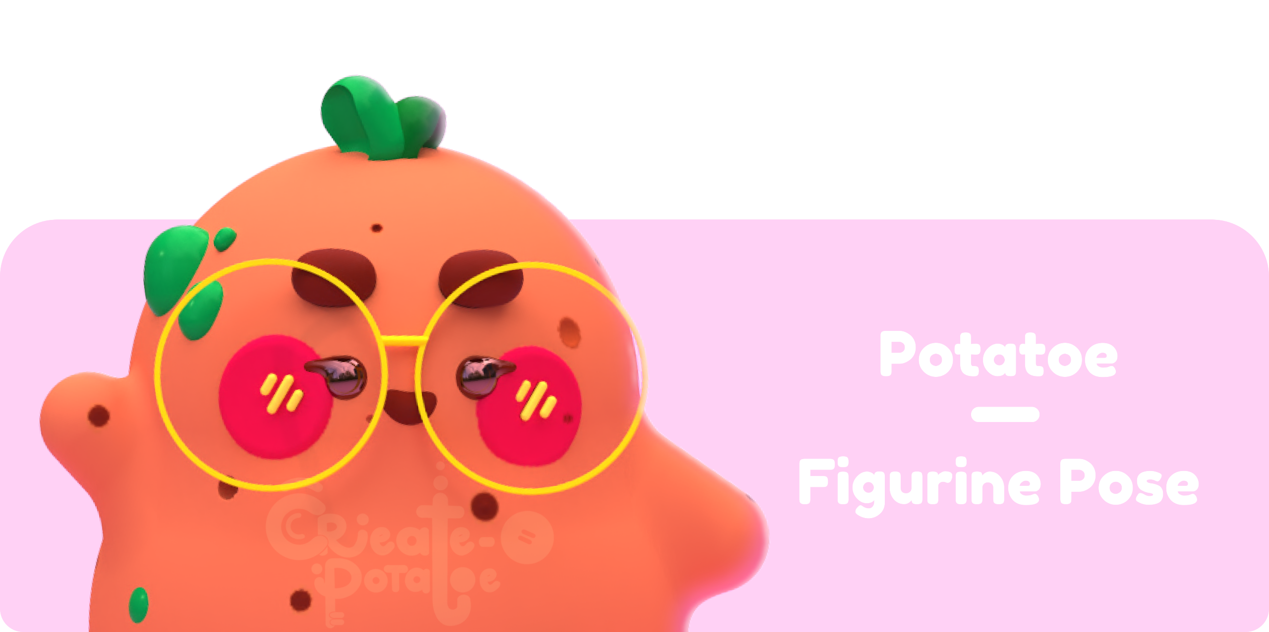 3D Potatoe Figurine Concept